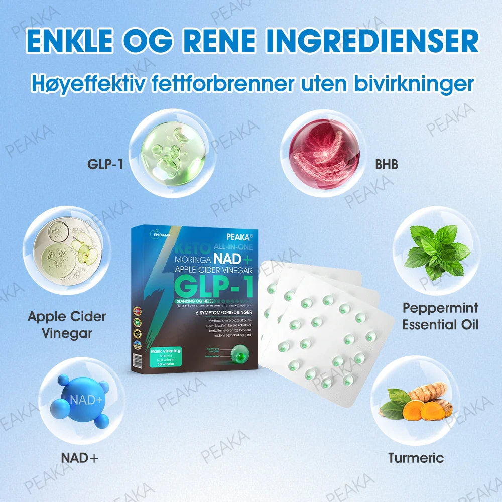 Offisielt autorisert butikk -𝘗𝘌𝘈𝘒𝘈® 𝘎𝘓𝘗-1 𝘚𝘭𝘢𝘯𝘬𝘦𝘯𝘥𝘦 & 𝘏𝘦𝘭𝘴𝘦 𝘜𝘭𝘵𝘳𝘢 𝘒𝘰𝘯𝘴𝘦𝘯𝘵𝘳𝘦𝘳𝘵 𝘌𝘴𝘴𝘦𝘯𝘴𝘷æ𝘴𝘬𝘦𝘱𝘦𝘳𝘭𝘦𝘳 – 𝘕𝘈𝘋+ 𝘔𝘰𝘳𝘪𝘯𝘨𝘢 & 𝘌𝘱𝘭𝘦𝘤𝘪𝘥𝘦𝘳𝘦𝘥𝘥𝘪𝘬 & 𝘒𝘦𝘵𝘰 𝘉𝘏𝘉 (✅ rask, langvarig effekt, adresserer diabetes, fedme og hjerte- og karsykdommer) ⚡Utviklet av The Obesity Society