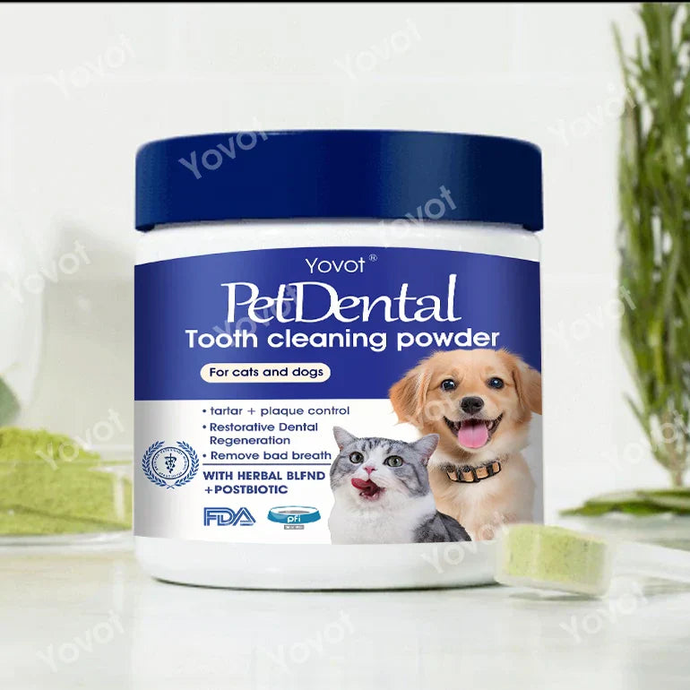 【OFFICIAL STORE】Yovot® Pet Dental Powder – Fresh Breath, Stronger Teeth & Tartar Removal! 🦷✨ (CVMA-Approved for Cats & Dogs) 🐾 – Limited Time Offer! ⏳ Save 70% Today!