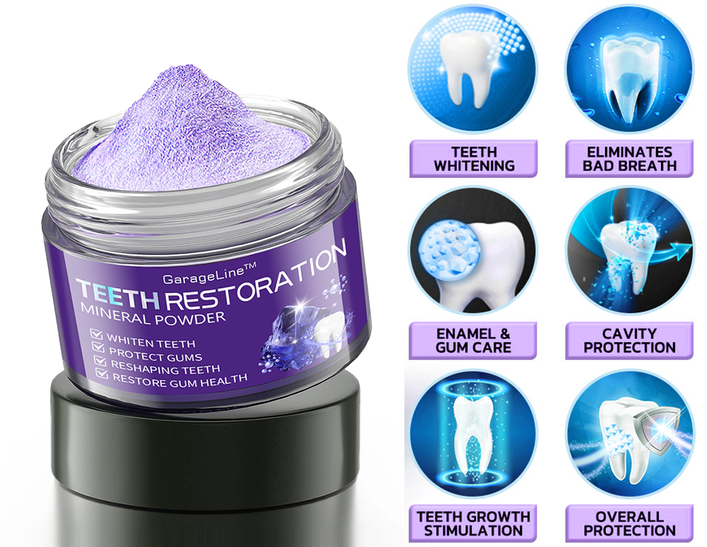 Yovot™ (ADA recommended)TeethRestoration Mineral Powder(⏰𝐋𝐢𝐦𝐢𝐭𝐞𝐝 𝐭𝐢𝐦𝐞 𝐝𝐢𝐬𝐜𝐨𝐮𝐧𝐭 𝐋𝐚𝐬𝐭 𝟑𝟎 𝐦𝐢𝐧𝐮𝐭𝐞𝐬⏰)😁