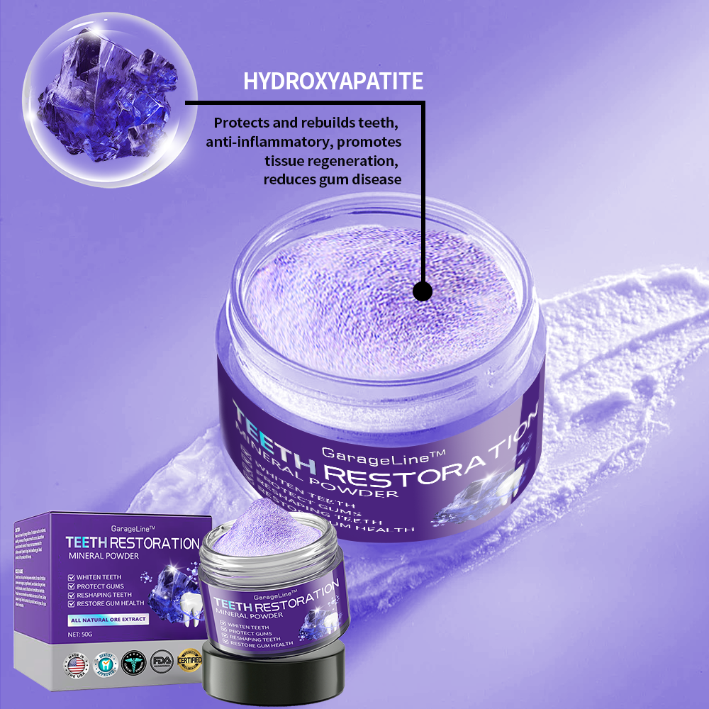 Yovot™ (ADA recommended)TeethRestoration Mineral Powder(⏰𝐋𝐢𝐦𝐢𝐭𝐞𝐝 𝐭𝐢𝐦𝐞 𝐝𝐢𝐬𝐜𝐨𝐮𝐧𝐭 𝐋𝐚𝐬𝐭 𝟑𝟎 𝐦𝐢𝐧𝐮𝐭𝐞𝐬⏰)😁
