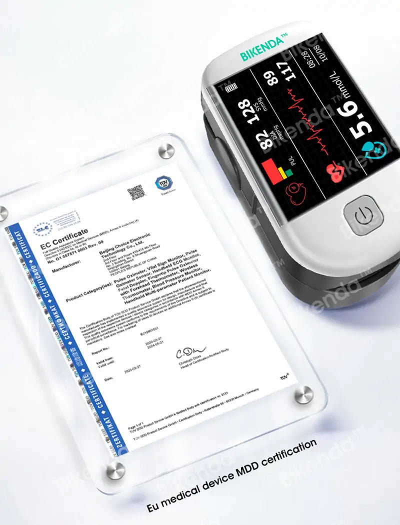 【𝐔𝐒 𝐌𝐞𝐝𝐢𝐜𝐚𝐥】Bikenda™ 3-in-1 Advanced Health Monitor – Blood Glucose, Blood Pressure & ECG with 99.9% Accuracy
