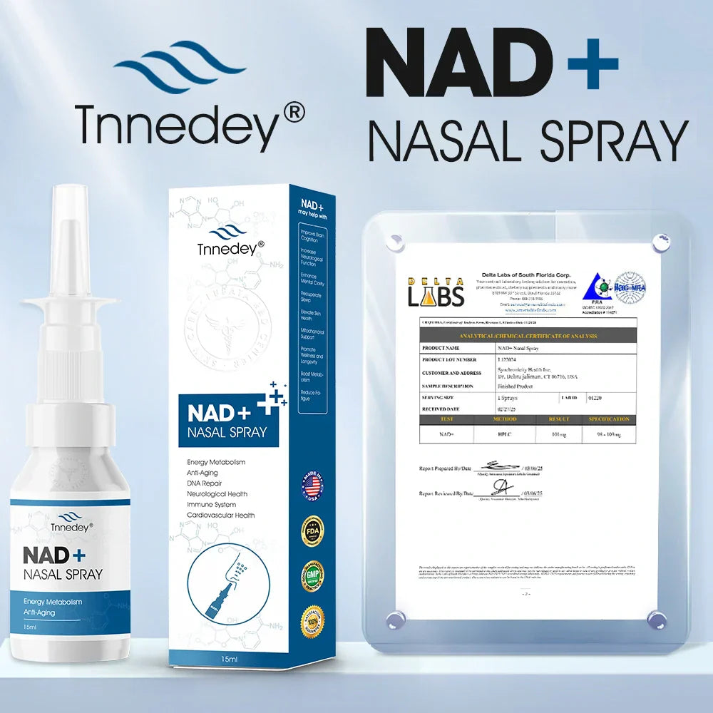 【Tnnedey® Official Store】 NAD+ Nasal Spray(Last Day Discount:70%)