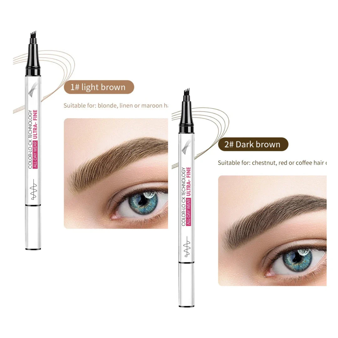 Fubsta™ Waterproof & Sweatproof 3D Precision Eyebrow Pen – Quick & Defined Lines