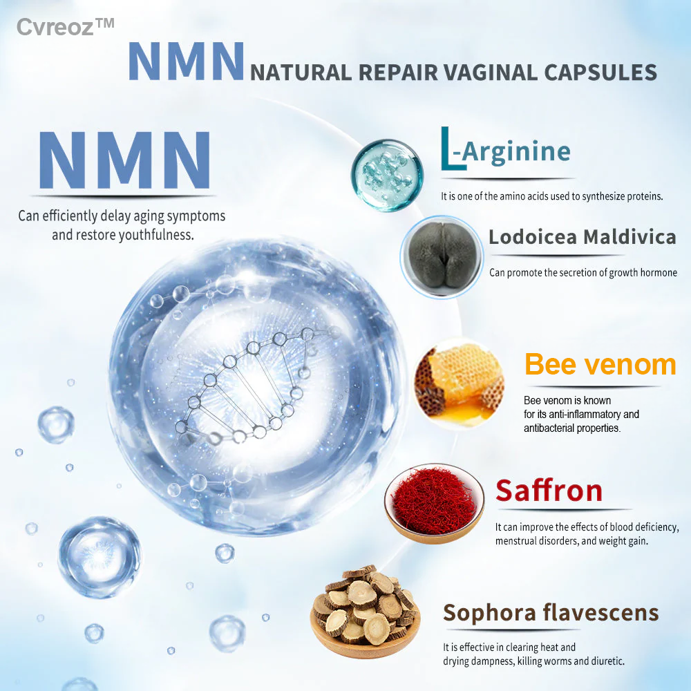 CvreoZ® Bee Venom NMN Natural Vaginal Repair Capsules 💟 Suitable for all, vaginal and hormonal problems🌻