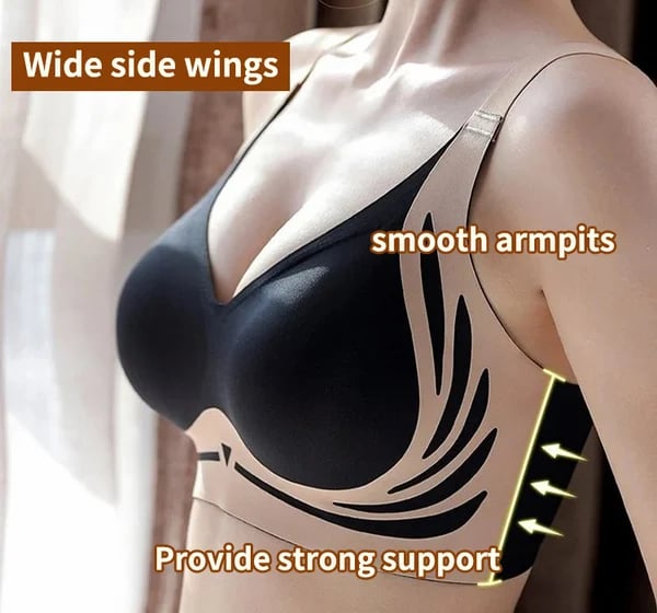 🎁Last Day 70% Off - Super gather bra - Wireless Push-up Bra👍No more sagging breasts