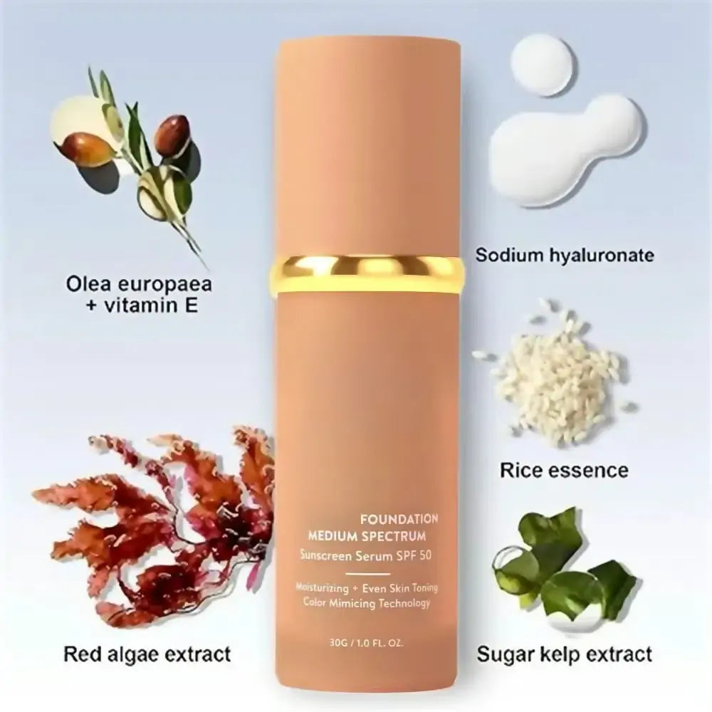 🔥Last Day Sale 70% OFF🎁 4-in-1 Foundation - Light Spectrum (Waterproof & Anti-Aging Formula)