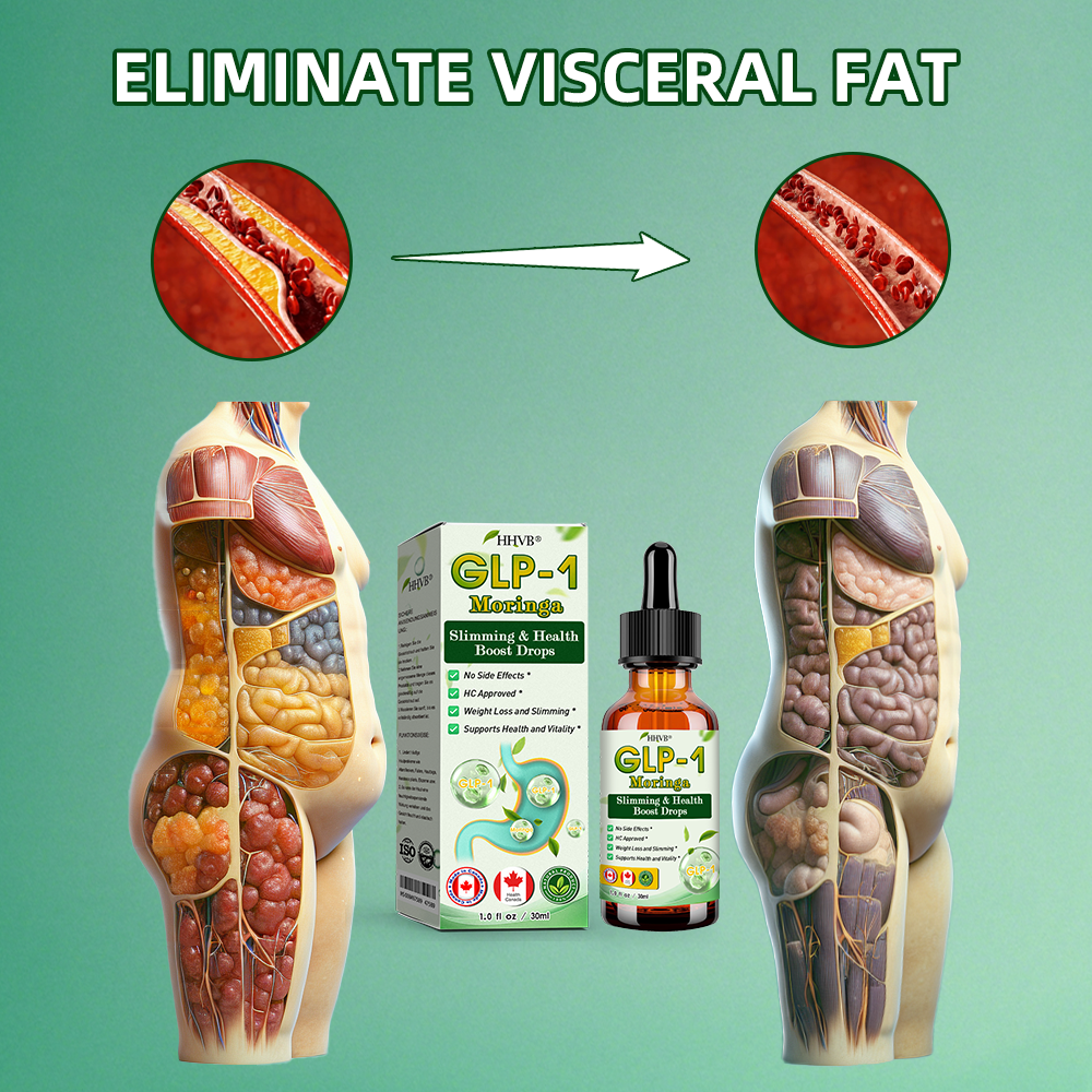 Deevoo® GLP-1 Moringa Slimming & Health Boost Drops💥( Food-grade fat burner – Developed by The Obesity Society)🔥💪