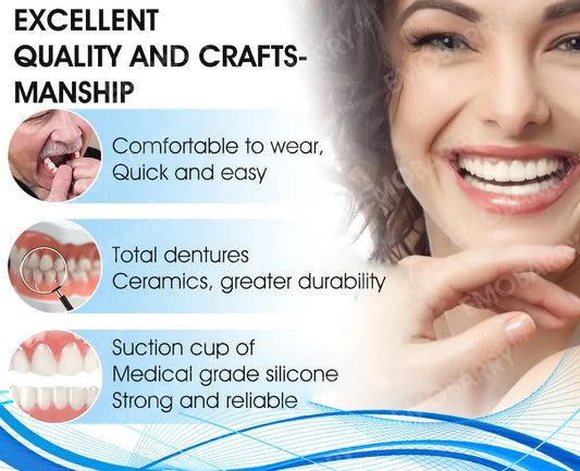 【Official Store】Bikenda™ Premium Custom Silicone Denture Set – Hurry, 30-Minute Flash Sale! ⏰