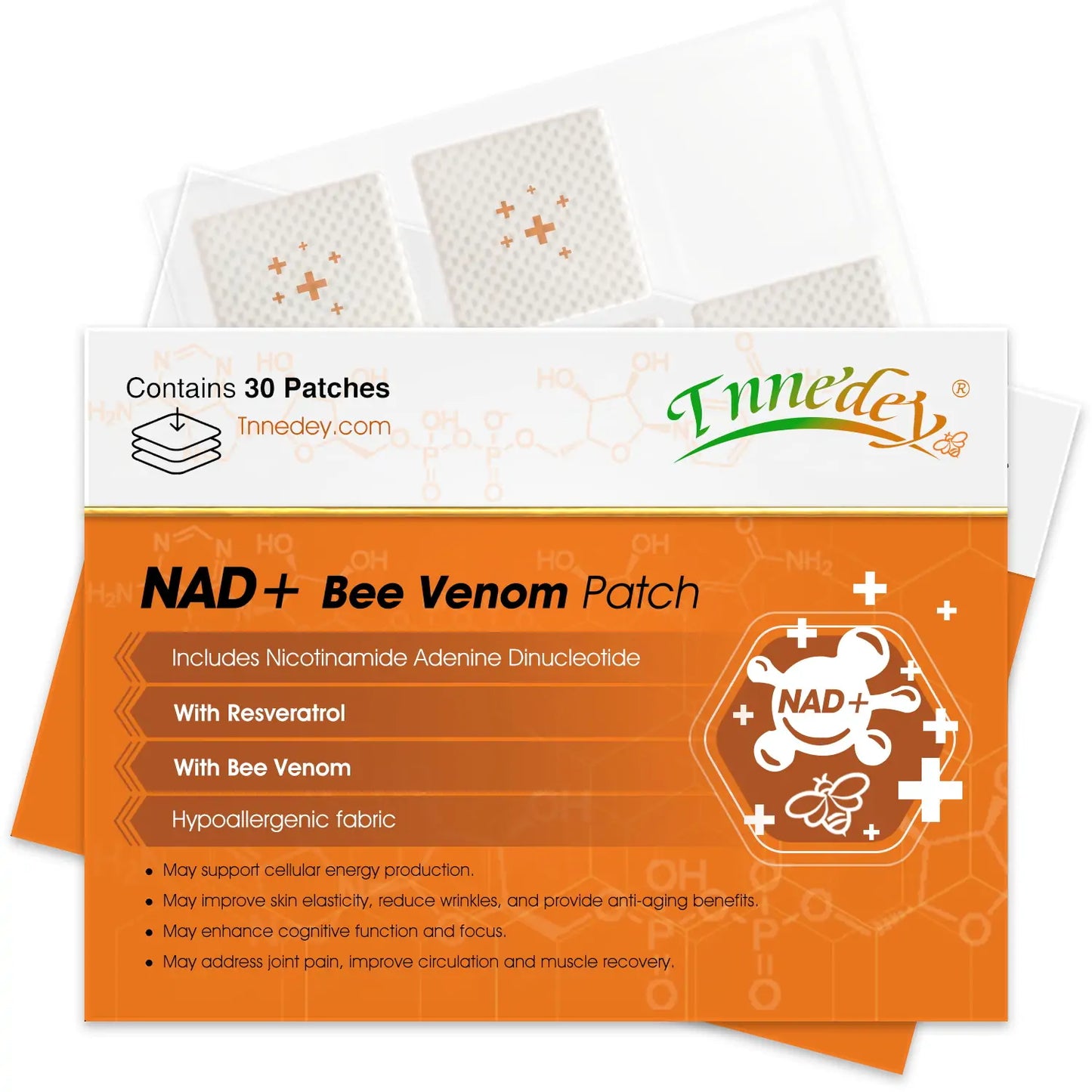 [Official Store] Tnnedey® NAD+ Bee Venom Patch – Ultimate Skin Rejuvenation & Energy Boost（Last Day Discount：80%）