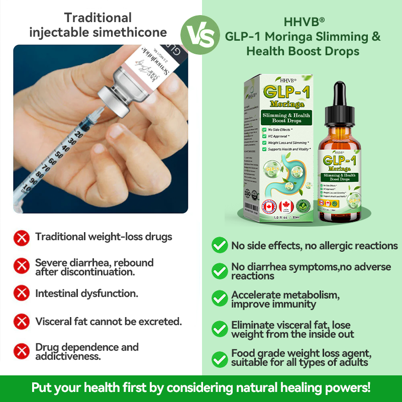 Deevoo® GLP-1 Moringa Slimming & Health Boost Drops💥( Food-grade fat burner – Developed by The Obesity Society)🔥💪