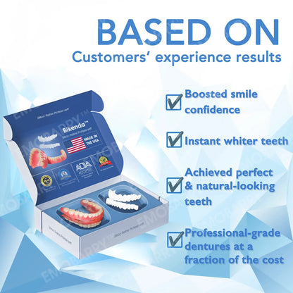 【OFFICIAL STORE】Bikenda™ Premium Custom Silicone Denture Set(⏰Limited time discount Last 30 minutes⏰)