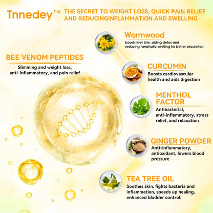 Tnnedey™ Bee Venom 𝐋𝐲𝐦𝐩𝐡𝐚𝐭𝐢𝐜 𝐃𝐫𝐚𝐢𝐧𝐚𝐠𝐞 & 𝐒𝐥𝐢𝐦𝐦𝐢𝐧𝐠 Foot Patches - 𝐓𝐚𝐫𝐠𝐞𝐭 𝐒𝐰𝐞𝐥𝐥𝐢𝐧𝐠 & 𝐃𝐞𝐭𝐨𝐱 𝐍𝐚𝐭𝐮𝐫𝐚𝐥𝐥𝐲🌿👣
