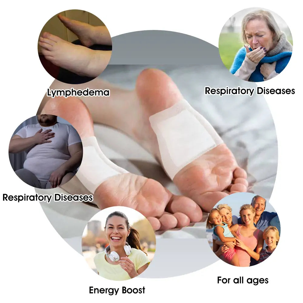 Tnnedey™ Bee Venom 𝐋𝐲𝐦𝐩𝐡𝐚𝐭𝐢𝐜 𝐃𝐫𝐚𝐢𝐧𝐚𝐠𝐞 & 𝐒𝐥𝐢𝐦𝐦𝐢𝐧𝐠 Foot Patches - 𝐓𝐚𝐫𝐠𝐞𝐭 𝐒𝐰𝐞𝐥𝐥𝐢𝐧𝐠 & 𝐃𝐞𝐭𝐨𝐱 𝐍𝐚𝐭𝐮𝐫𝐚𝐥𝐥𝐲🌿👣