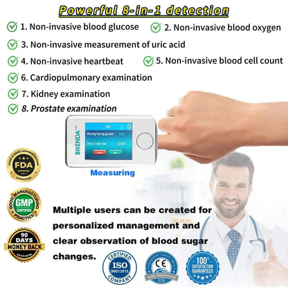 [Official Store] Bikenda™ Non-Invasive Blood Glucose Meter - Exclusive Gift [99.9% Accuracy] 🏆 - Recommended by CDPP✅