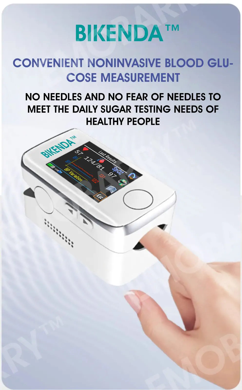 【OFFICIAL STORE】Bikenda™ Next-Gen Intelligent Non-Invasive Laser Blood Glucose Meter [99.9% Accuracy] – Fast, Pain-Free Monitoring