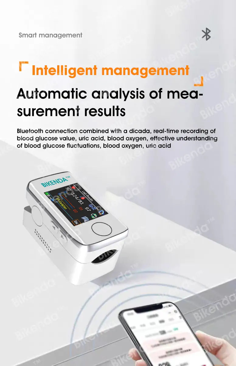 Official Store |🚚 Bikenda™ A.M.A.-Approved Non-Invasive Blood Sugar Monitor [99.9% Accuracy] + Free Gift 🎁 | Your Health, Our Priority!