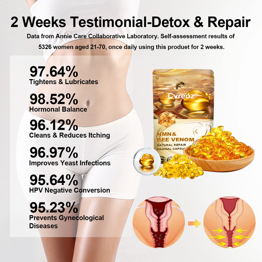 CvreoZ® Bee Venom NMN Natural Vaginal Repair Capsules 💟 Suitable for all, vaginal and hormonal problems🌻
