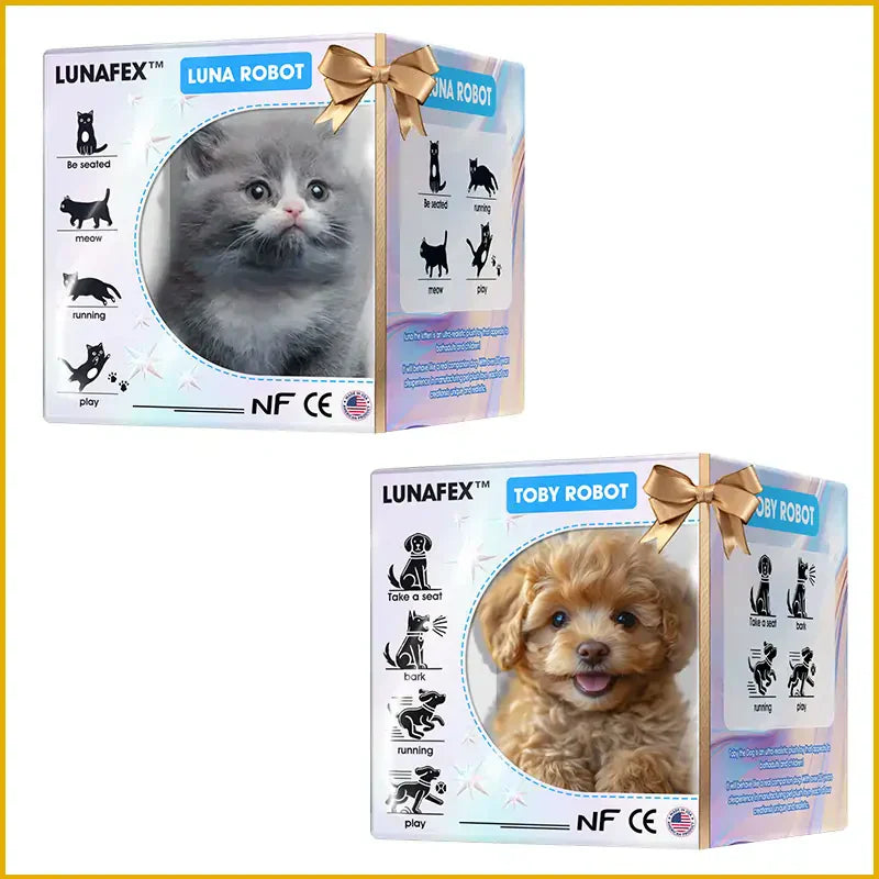 Official Store LunaFex®-LUNA the Robot Cat 😺& TOBY the Robot Dog🐕 – Perfect Pet Duo for Kids & Family – Last Day for Sale!