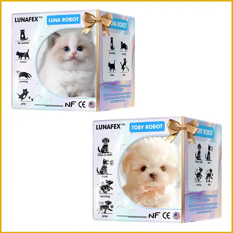 Official Store LunaFex®-LUNA the Robot Cat 😺& TOBY the Robot Dog🐕 – Perfect Pet Duo for Kids & Family – Last Day for Sale!