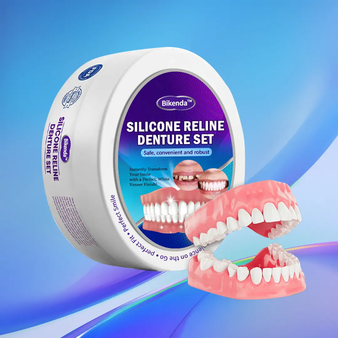 𝐁𝐢𝐤𝐞𝐧𝐝𝐚™ 𝐒𝐢𝐥𝐢𝐜𝐨𝐧𝐞 𝐑𝐞𝐥𝐢𝐧𝐞 𝐃𝐞𝐧𝐭𝐮𝐫𝐞 𝐒𝐞𝐭 (⏰ 𝐋𝐢𝐦𝐢𝐭𝐞𝐝 𝐓𝐢𝐦𝐞 𝐃𝐢𝐬𝐜𝐨𝐮𝐧𝐭 𝐋𝐚𝐬𝐭 𝟒𝟎 𝐌𝐢𝐧𝐮𝐭𝐞𝐬 ⏰) 🦷✨ - Health Canada Certified✅
