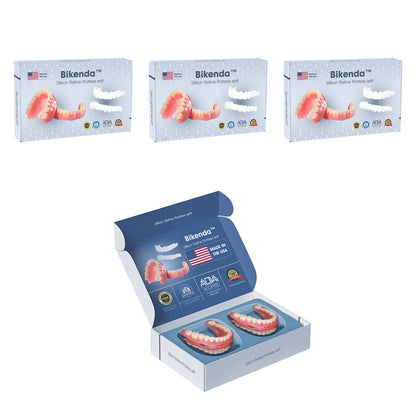 Bikenda™ Premium Custom Silicone Denture Set 💎✨ ADA (American Dental Association) Certified 🏅 Limited Time Discount   Unlock a Perfect Smile 😁🦷 with our ADA-certified silicone dentures!