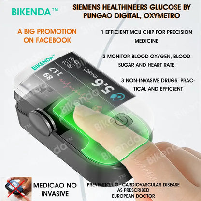 【𝐔𝐒 𝐌𝐞𝐝𝐢𝐜𝐚𝐥】Bikenda™ 3-in-1 Advanced Health Monitor – Blood Glucose, Blood Pressure & ECG with 99.9% Accuracy
