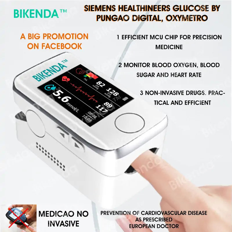 [Official Store] Bikenda™ Non-Invasive Blood Glucose Meter + Exclusive Gift [99.9% Accuracy]⚕️