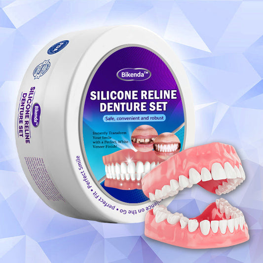 𝐁𝐢𝐤𝐞𝐧𝐝𝐚™ Silicone Reline Denture Set (⏰ Limited Time Discount Last 30 Minutes ⏰)CED🦷