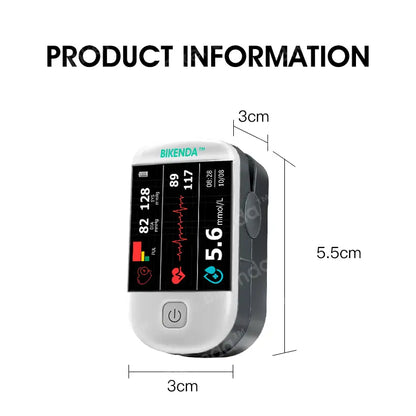 Christmas Promotion-Bikenda™ Next-Generation Intelligent Multifunctional Non-Invasive Laser Blood Glucose Meter [99.9% Accuracy]