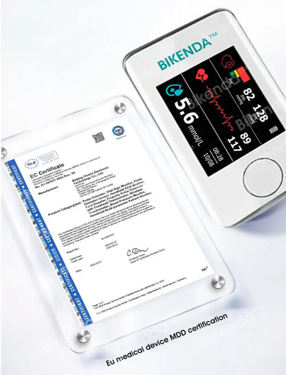Official Store |🚚 Bikenda™ A.M.A.-Approved Non-Invasive Blood Sugar Monitor [99.9% Accuracy] + Free Gift 🎁 | Your Health, Our Priority!