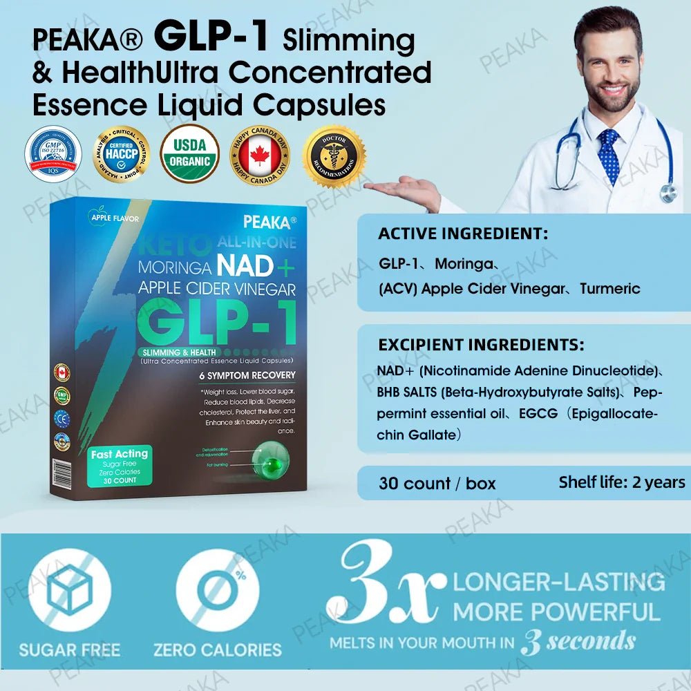 𝐎𝐟𝐟𝐢𝐜𝐢𝐚𝐥 𝐂𝐀𝐍𝐀𝐃𝐀 𝐒𝐭𝐨𝐫𝐞 | 𝐏𝐄𝐀𝐊𝐀® 𝐆𝐋𝐏-𝟏 𝐒𝐥𝐢𝐦𝐦𝐢𝐧𝐠 𝐋𝐢𝐪𝐮𝐢𝐝 𝐏𝐞𝐚𝐫𝐥𝐬 – 𝐖𝐢𝐭𝐡 𝐍𝐀𝐃+, 𝐌𝐨𝐫𝐢𝐧𝐠𝐚, 𝐀𝐩𝐩𝐥𝐞 𝐂𝐢𝐝𝐞𝐫 𝐕𝐢𝐧𝐞𝐠𝐚𝐫 & 𝐊𝐞𝐭𝐨 𝐁𝐇𝐁 | 𝐅𝐚𝐬𝐭-𝐀𝐜𝐭𝐢𝐧𝐠, 𝐄𝐱𝐩𝐞𝐫𝐭-𝐃𝐞𝐯𝐞𝐥𝐨𝐩𝐞𝐝 𝐅𝐨𝐫𝐦𝐮𝐥𝐚 𝐟𝐨𝐫 𝐖𝐞𝐢𝐠𝐡𝐭 & 𝐇𝐞𝐚𝐥𝐭𝐡 𝐒𝐮𝐩𝐩𝐨𝐫𝐭