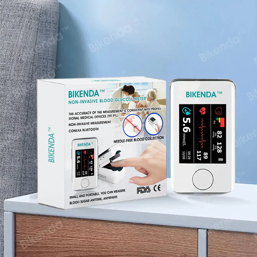 Official Store |🚚 Bikenda™ A.M.A.-Approved Non-Invasive Blood Sugar Monitor [99.9% Accuracy] + Free Gift 🎁 | Your Health, Our Priority!