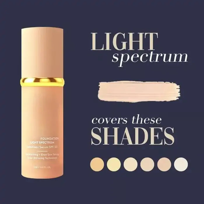 🔥Last Day Sale 70% OFF✨ Foundation 4 in 1 - Light Spectrum🌿