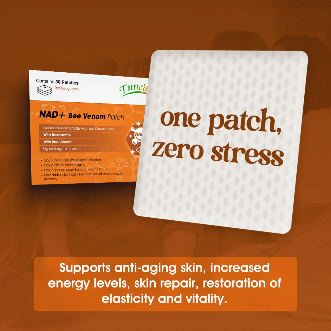 [7 Days to See Results] Tnnedey® NAD+ Bee Venom Patch – Ultimate Skin Rejuvenation & Energy Boost（Last Day Discount：70%） (Copy)