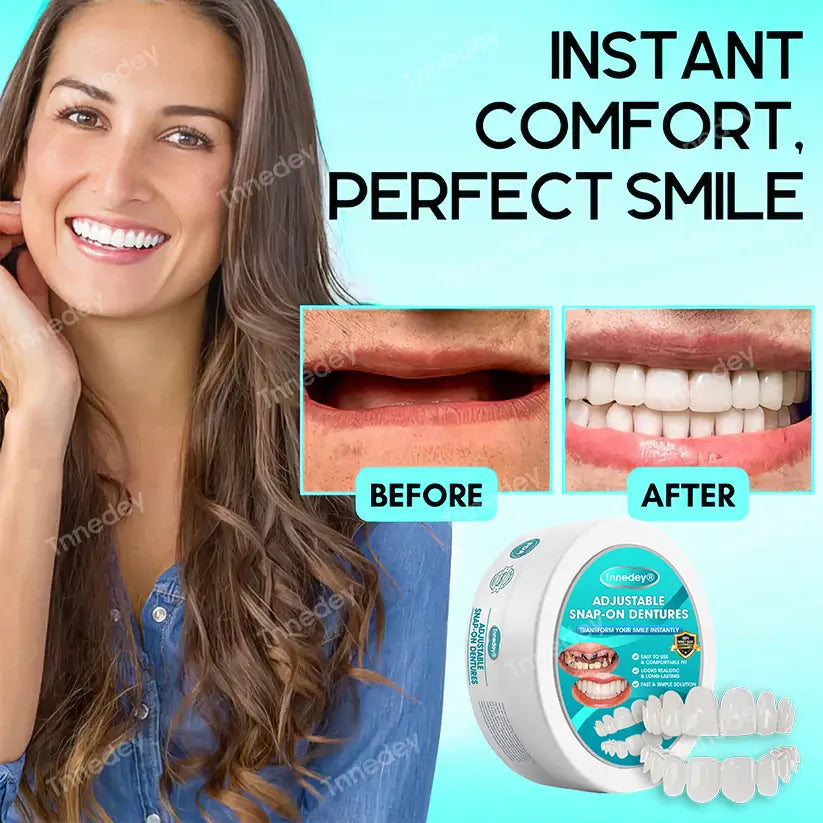𝐋𝐚𝐬𝐭 𝐃𝐚𝐲 𝐃𝐢𝐬𝐜𝐨𝐮𝐧𝐭 - 𝟕𝟓% 𝐎𝐟𝐟 🎊Newest 2025 𝐓𝐧𝐧𝐞𝐝𝐞𝐲® Adjustable Snap-On Dentures✅🦷
