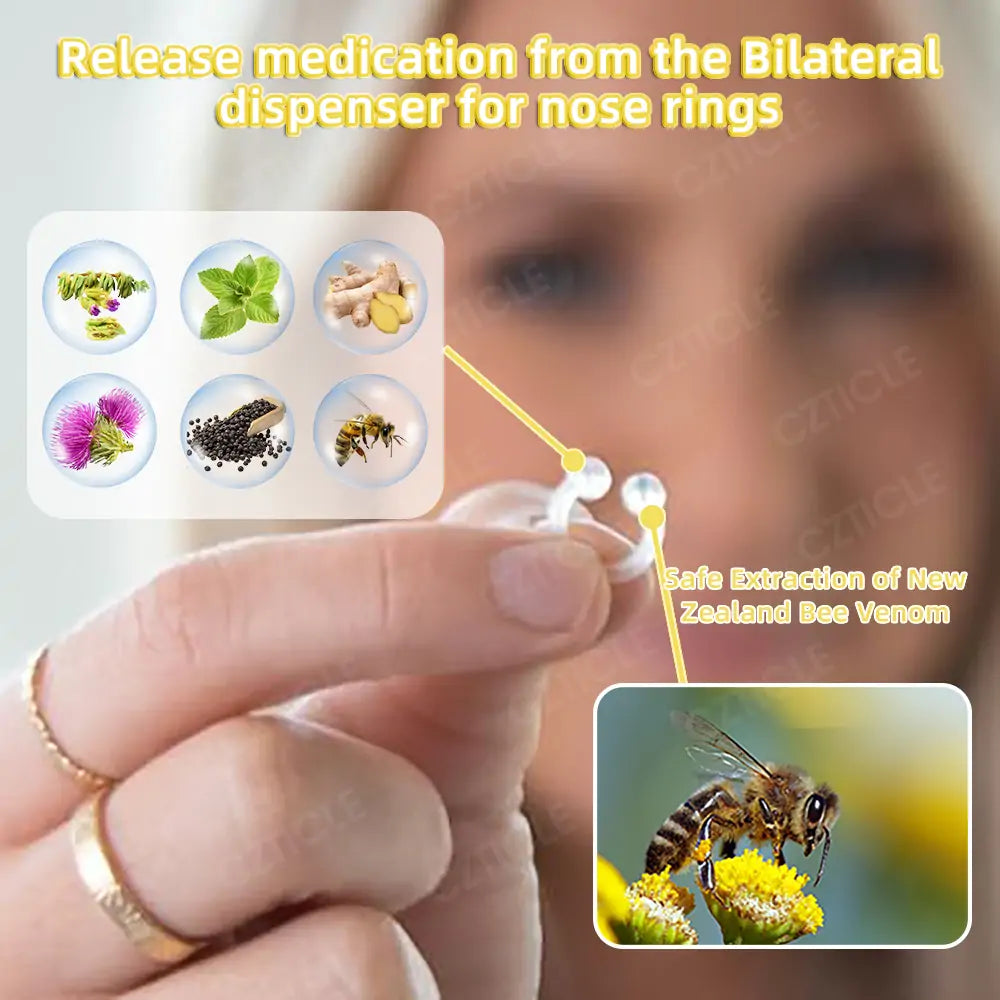 2025 New Year Special - 🐝𝐂𝐙𝐓𝐈𝐂𝐋𝐄™ 𝐁𝐞𝐞 𝐕𝐞𝐧𝐨𝐦 𝐋𝐲𝐦𝐩𝐡𝐚𝐭𝐢𝐜 𝐃𝐫𝐚𝐢𝐧𝐚𝐠𝐞 & 𝐒𝐥𝐢𝐦𝐦𝐢𝐧𝐠 𝐍𝐨𝐬𝐞 𝐑𝐢𝐧𝐠 (Treats all lymphatic issues, obesity, and respiratory problems) - 𝟖𝟎% 𝐎𝐅𝐅