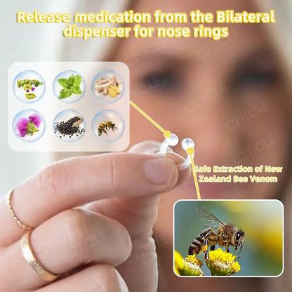 2025 New Year Special - 🐝𝐂𝐙𝐓𝐈𝐂𝐋𝐄™ 𝐁𝐞𝐞 𝐕𝐞𝐧𝐨𝐦 𝐋𝐲𝐦𝐩𝐡𝐚𝐭𝐢𝐜 𝐃𝐫𝐚𝐢𝐧𝐚𝐠𝐞 & 𝐒𝐥𝐢𝐦𝐦𝐢𝐧𝐠 𝐍𝐨𝐬𝐞 𝐑𝐢𝐧𝐠 (Treats all lymphatic issues, obesity, and respiratory problems) - 𝟖𝟎% 𝐎𝐅𝐅