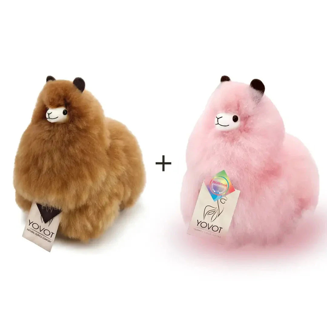【LAST DAY 70% OFF 】 Hazelnut Dream Alpaca – Luxuriously Soft Handcrafted Plush (Made in USA) 🦙✨