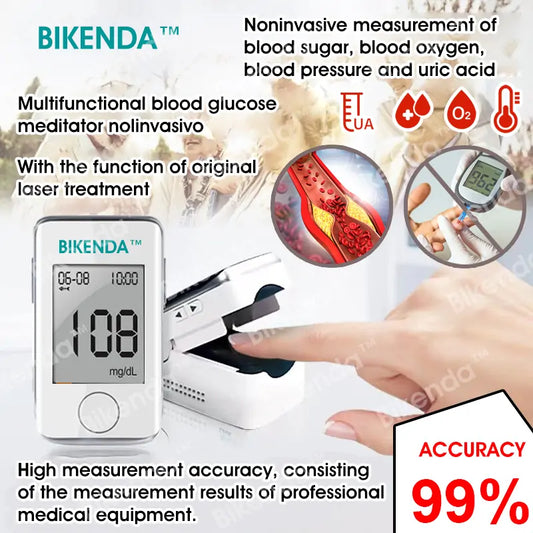 Bikenda™ Non-Invasive Blood Glucose Meter + Exclusive Gift [99.9% Accuracy]