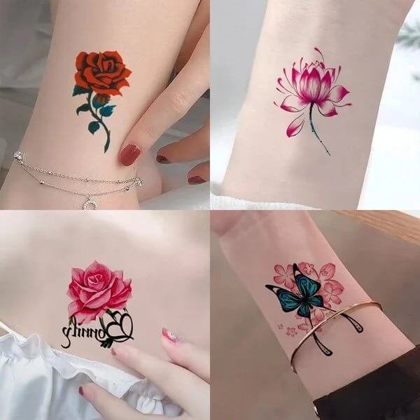❤️ Trendy 3D temporary tattoo Stickers 30 PCS