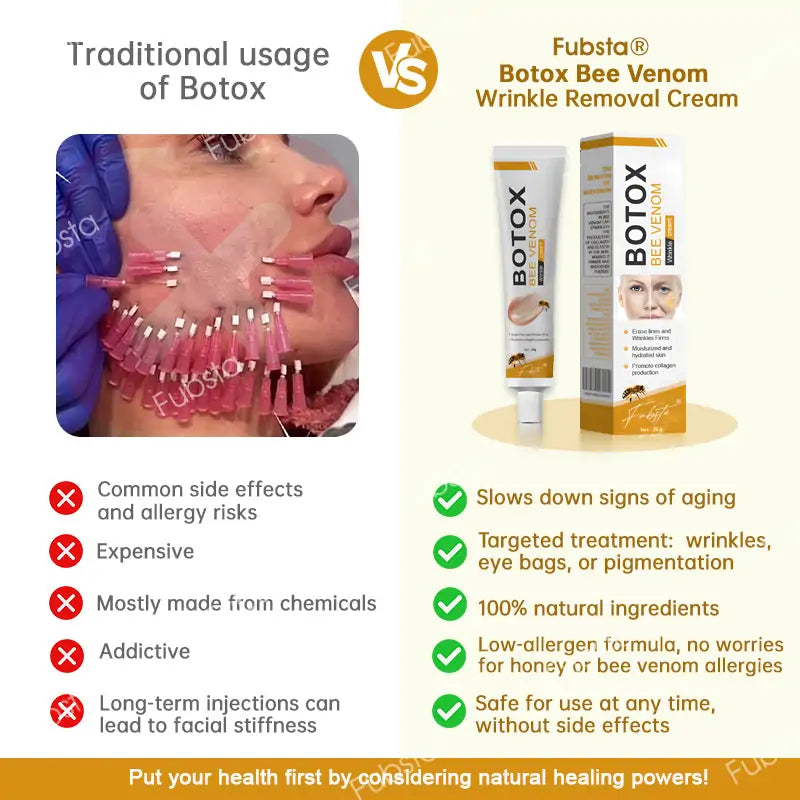 New Year Special Offer🎊- ✅ 𝙵𝚞𝚋𝚜𝚝𝚊® Botox Bee Venom Wrinkle Removal Cream-Last Day Promotion 75% OFF