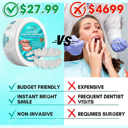 𝐋𝐚𝐬𝐭 𝐃𝐚𝐲 𝐃𝐢𝐬𝐜𝐨𝐮𝐧𝐭 - 𝟕𝟓% 𝐎𝐟𝐟 🎊Newest 2025 𝐓𝐧𝐧𝐞𝐝𝐞𝐲® Adjustable Snap-On Dentures✅🦷