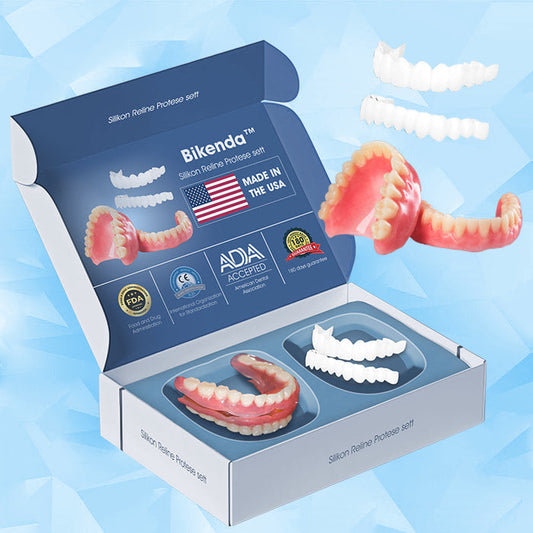 【Official Store】Bikenda™ Premium Custom Silicone Denture Set – Hurry, 30-Minute Flash Sale! ⏰