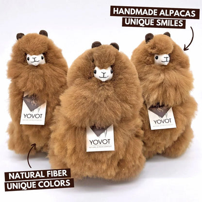【LAST DAY 70% OFF 】 Hazelnut Dream Alpaca – Luxuriously Soft Handcrafted Plush (Made in USA) 🦙✨