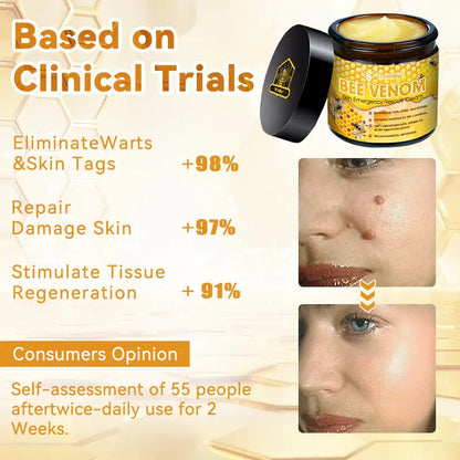 Tnnedey™ Bee Venom Skin Emergency Rescue Cream (AAD Recommended) 💆‍♀️ Expert Recommended for Ultimate Skin Revival ✨