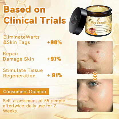 Tnnedey™ Bee Venom🐝 Skin Treatment Cream (AAD Recommended) ✨💆‍♀️ (Expert Recommended)