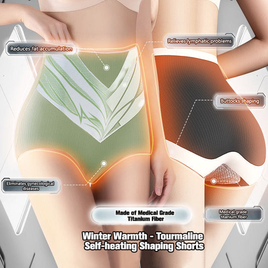 Medical Grade Titanium Fiber Self-heating Tourmaline Shaping Shorts