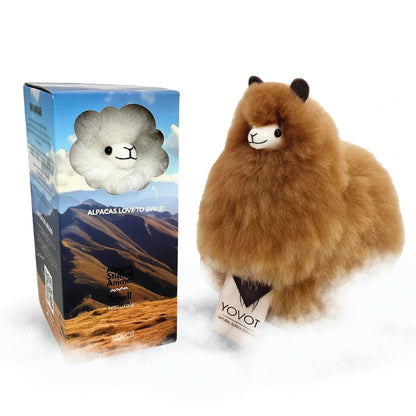 【LAST DAY 70% OFF 】 Hazelnut Dream Alpaca – Luxuriously Soft Handcrafted Plush (Made in USA) 🦙✨