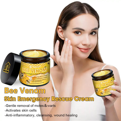 Tnnedey™ Bee Venom Skin Emergency Rescue Cream (AAD Recommended) 💆‍♀️ Expert Recommended for Ultimate Skin Revival ✨