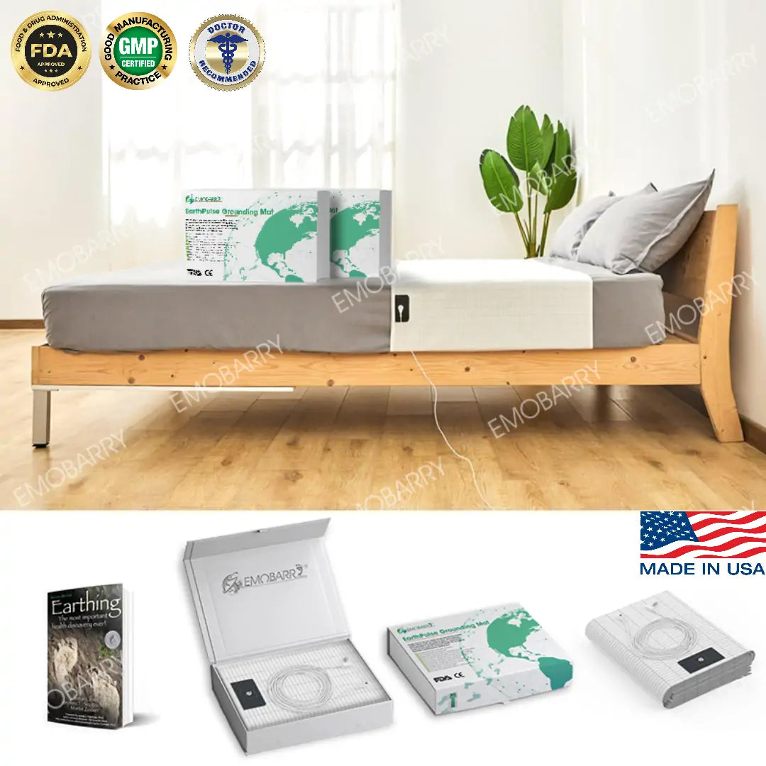 【Official Store】[-𝟕𝟎%𝐎𝐅𝐅-]🌏EMOBARRY® EarthPulse Grounding Mat – 𝐒𝐞𝐞 𝐑𝐞𝐬𝐮𝐥𝐭𝐬 𝐢𝐧 𝟕 𝐃𝐚𝐲𝐬: Lymphatic Therapy, Blood Sugar Regulation, Detox & Body Sculpting